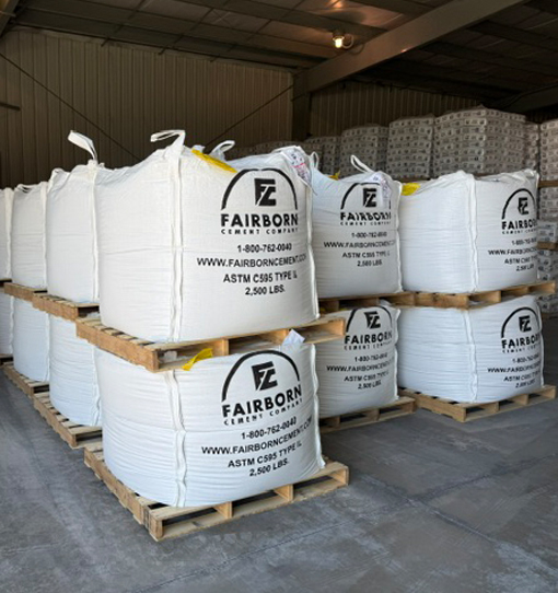 Bags of Fairborn Cement